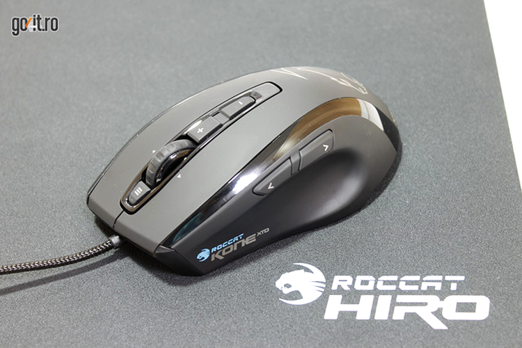Roccat Kone XTD - cu mousepad-ul Roccat Hiro