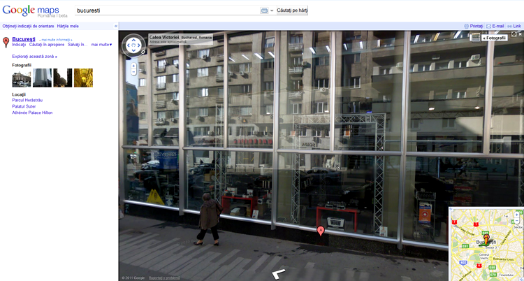 Google Street View Bucuresti