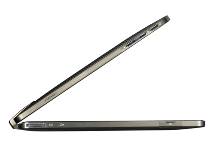 Asus Transformer cu tastatura, din profil