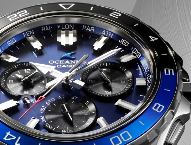 Casio lansează trei noi ceasuri Oceanus OCW-P3000 din titan, cu rame din ceramică pentru afișarea orei mondiale
