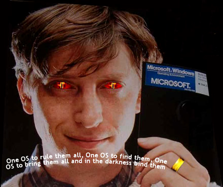 Billl Gates Evil