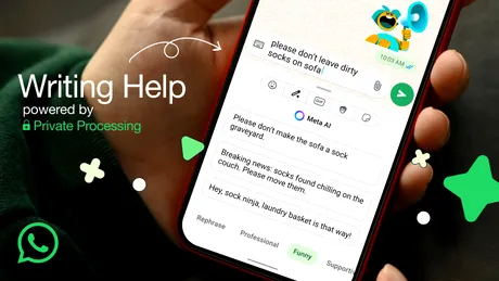 Writing Help, funcția WhatsApp care te ajută la mesaje. Cum face asta?