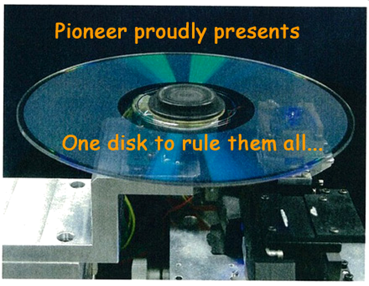 Pioneer 400 GB Blu Ray Disk