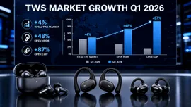 Piața căștilor wireless TWS crește. Modelele open-ear devin noul motor de creștere