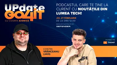 Jaxi dezvăluie secretele streaming-ului și gaming-ului profesionist în „Update Go4it” #14