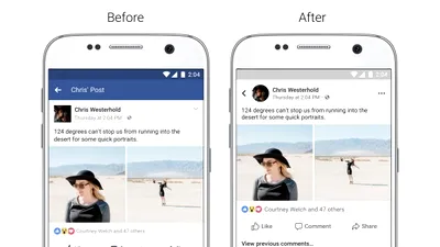 Facebook revigorează designul News Feed, ţintind o prezentare mai clară a informaţiilor