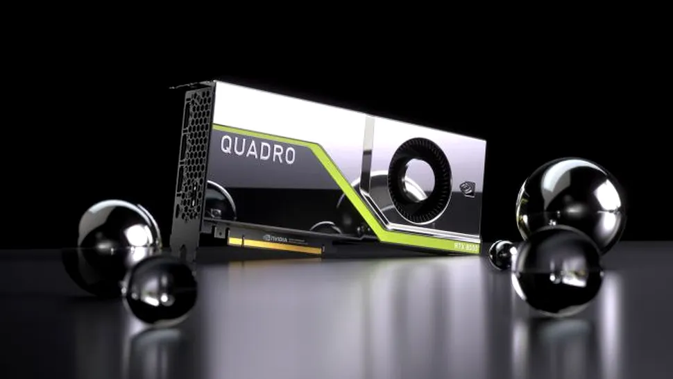 Nvidia dezvăluie noua familie de acceleratoare Quadro RTX, reprezentată de seriile  RTX 8000, 6000, şi 5000