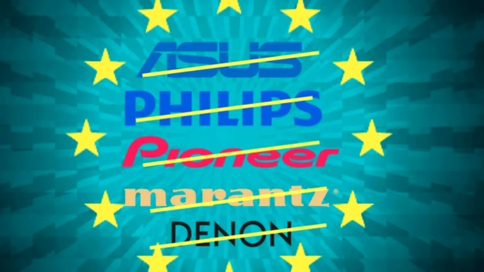 Comisia Europeană amendează cu 110 milioane de euro companiile ASUS, Philips, Pioneer şi Denon & Marantz