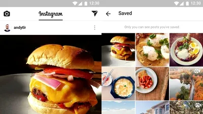 Aplicaţia Instagram permite folosirea de bookmark-uri pentru salvarea postărilor interesante