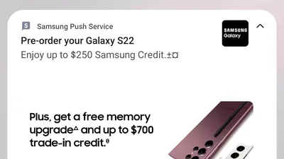 Samsung, luat în râs pentru că face reclamă la Galaxy S22 Ultra pe telefoane S22 abia lansate