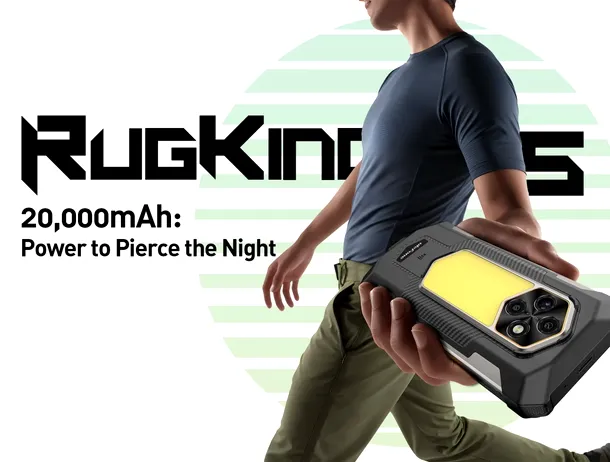 RugKing 5 Pro: autonomie extremă și funcții utilitare într-un telefon rugged accesibil