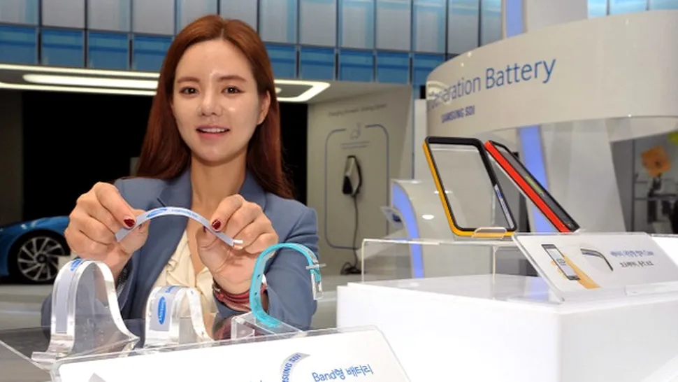 Bateriile flexibile Samsung Band şi Stripe prezentate la InterBattery 2015
