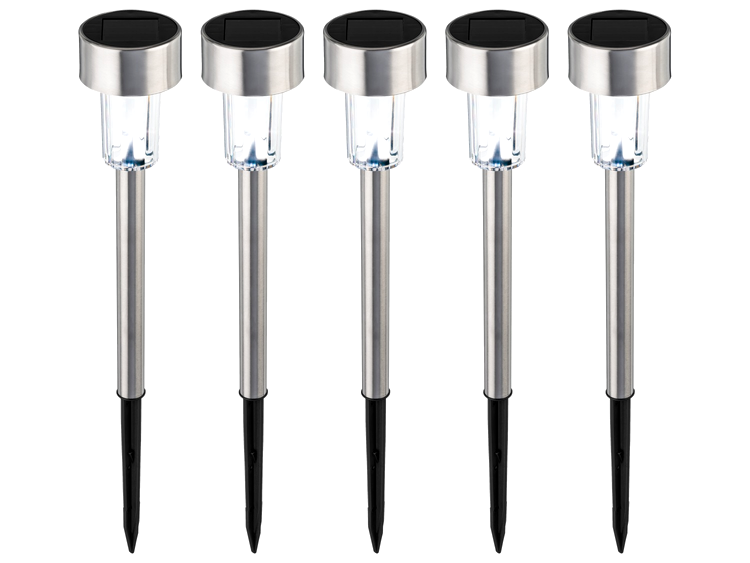 Set de cinci lămpi LIvarno cu LED disponibil la Lidl