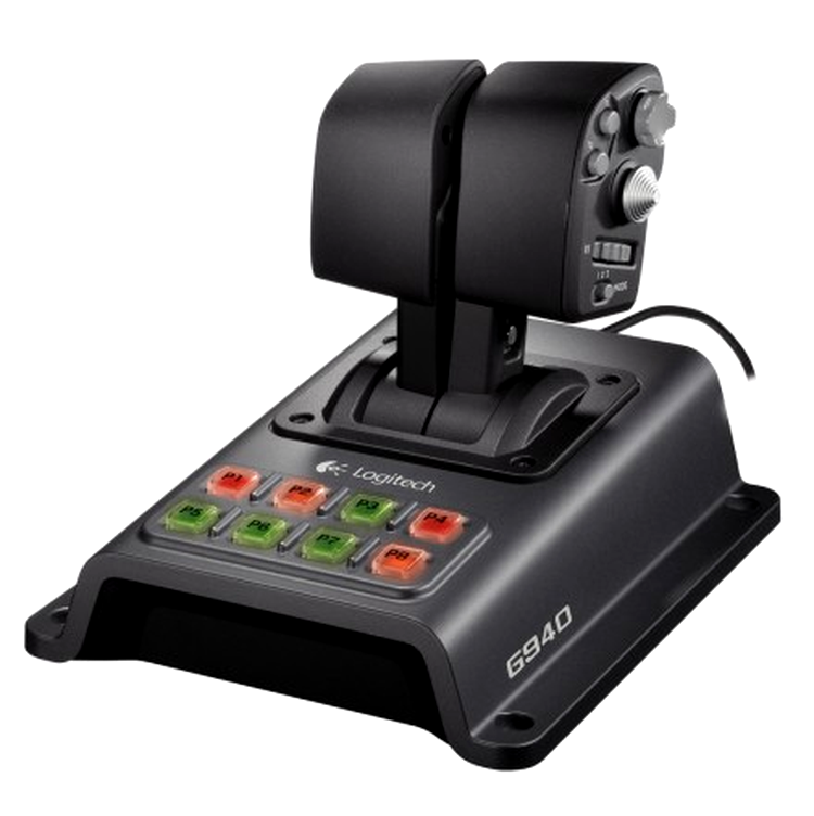 Logitech Flight System G940 - manşa cu butoane programabile