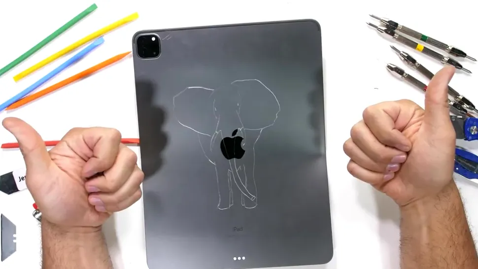 Cât de rezistent este noul model iPad Pro cu chipset M1 (VIDEO)