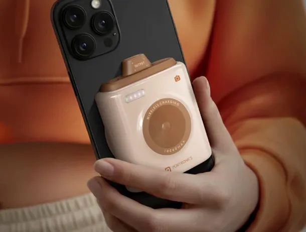 Moji 10, o baterie externă magnetică de 10.000 mAh de la Portronics