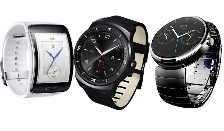 Samsung Gear S, LG G Watch R şi Motorola Moto 360