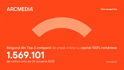 ARCMEDIA conduce detașat clasamentul grupurilor de presă la nivel national începând cu luna decembrie și este liderul absolut al internetului din România cu peste 8.7 miliarde de vizualizări pe rețelele sociale în 2025