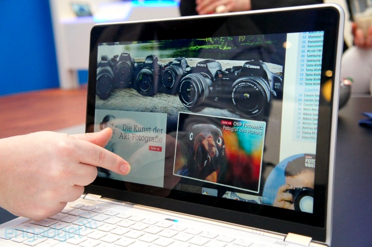 Intel Ivy Bridge Ultrabook touchscreen - ecranul touch capacitiv