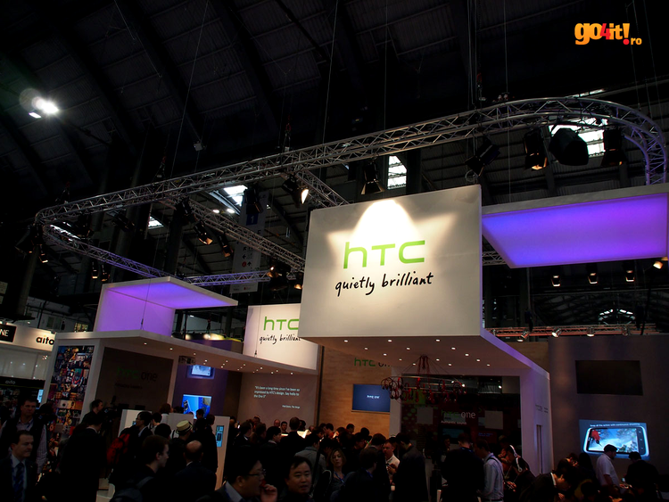 Standul HTC la Mobile World Congress
