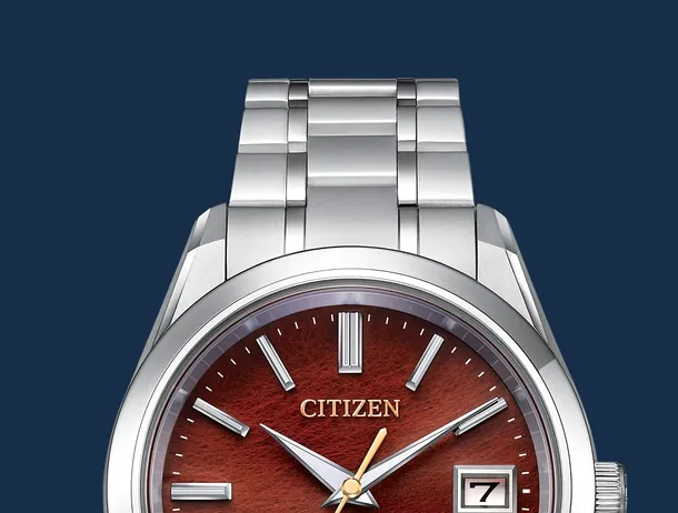 Citizen lansează AQ4100-65X: Ceas din titan cu cadran din hârtie washi și precizie de 5 secunde pe an