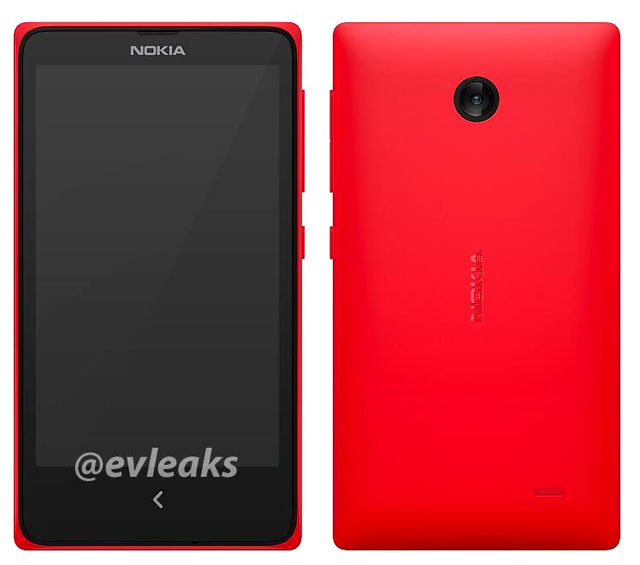 O randare cu ceea ce pare a fi telefonul Nokia Normandy