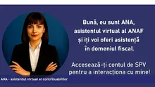 ANAF are chatbot AI: La ce întrebări poate răspunde ANA?