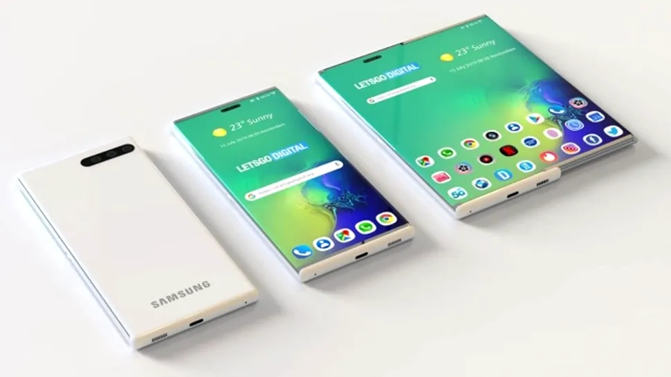 Samsung brevetează o alternativă mai bună la telefoanele pliabile