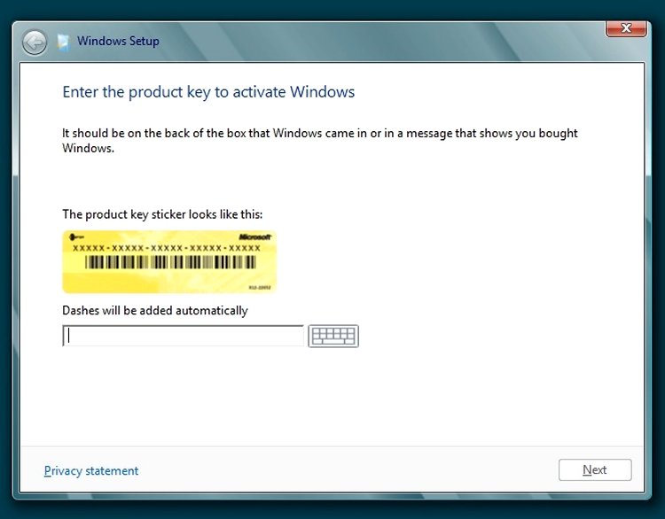 PC-urile cu Windows 8 OEM folosesc cheie de activare unică, salvată în BIOS