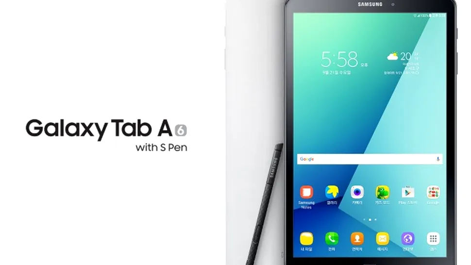 Samsung lansează tableta Galaxy Tab A (2016), cu accesoriu S Pen inclus
