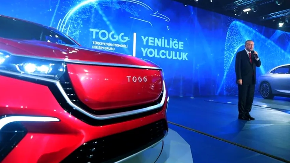 TOGG: primele maşini 100% turceşti vor fi electrice. Preşedintele Erdogan promite infrastructură de încărcare