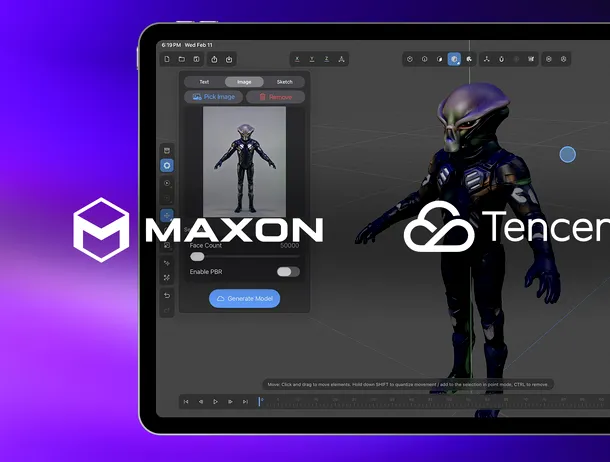 Cinema 4D va integra o funcție de inteligență artificială pentru generarea de modele 3D