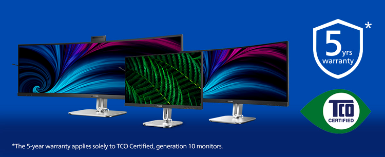 Philips Monitors garanție 5 ani