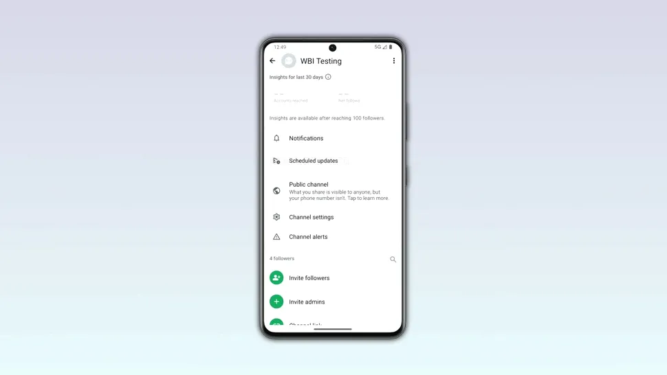 WhatsApp pregătește o funcție pentru programarea actualizărilor în canale
