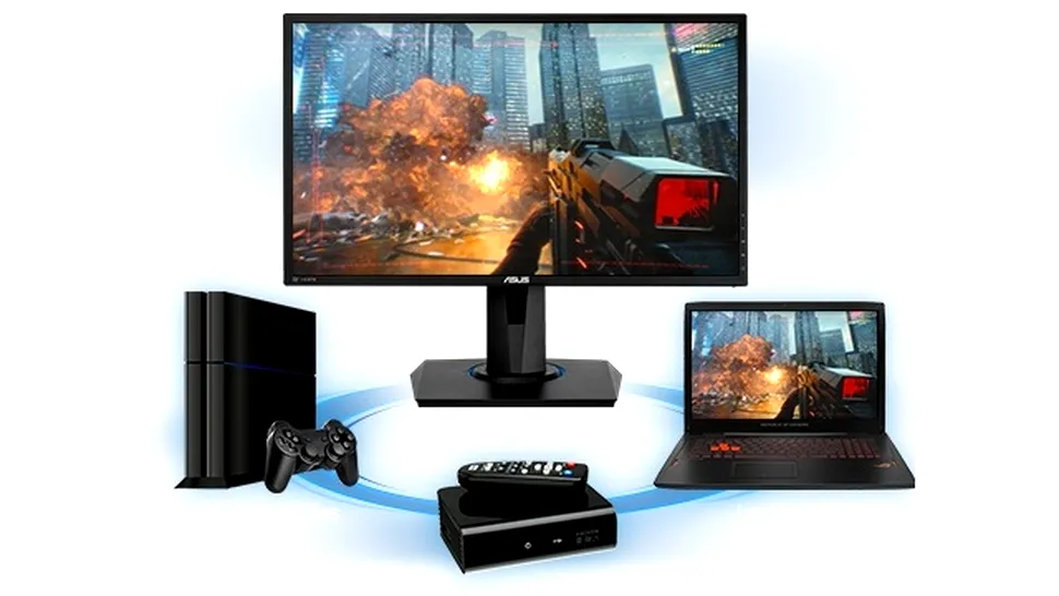 ASUS lansează VG245Q, un monitor de gaming pentru fanii consolelor
