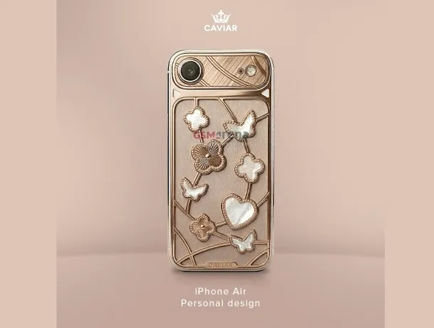 Caviar va lansa un iPhone Air de aur, decorat în stil Art Nouveau. Cât va costa acest accesoriu de lux?