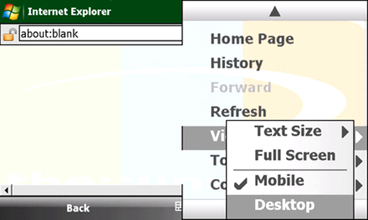 Internet Explorer Mobile 6