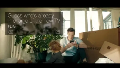 Bang & Olufsen îşi promovează noul televizor speculând un fenomen pe care toţi îl cunoaştem de pe Facebook - lăudăroşenia mascată
