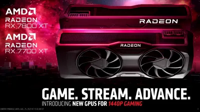 AMD lansează Radeon RX 7800 și RX 7700