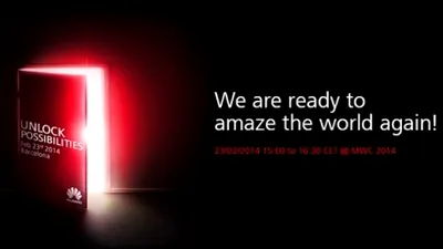 Huawei ne tentează cu viitoarele dispozitive de la MWC 2014