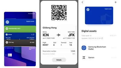 Samsung lansează noul Wallet, aplicația care stochează carduri, bilete, chei și criptomonede