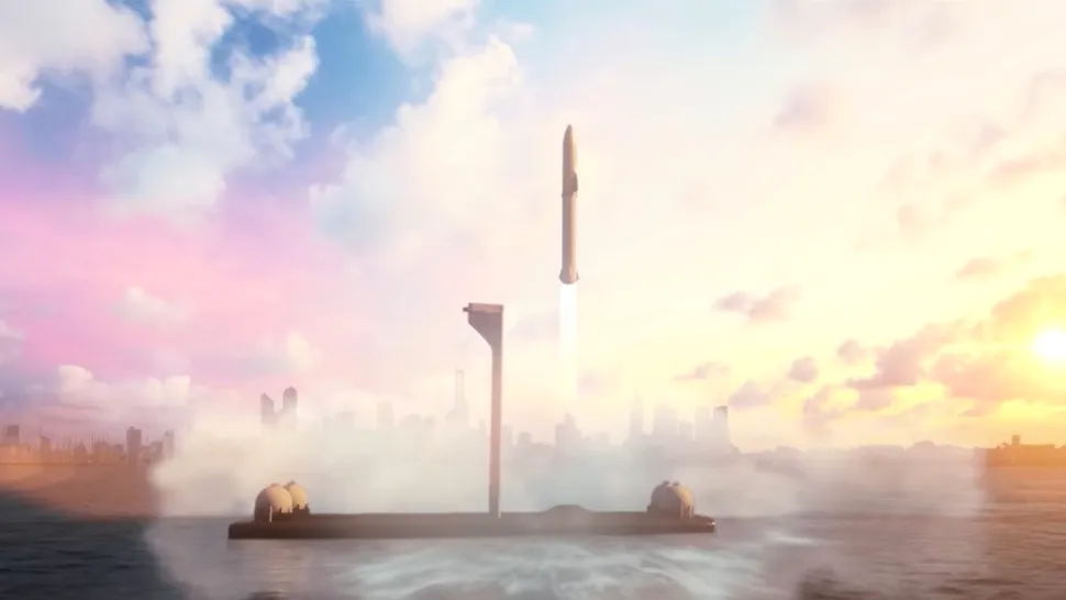 SpaceX a cumpărat două platforme petroliere de pe care va lansa navetele Starship