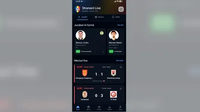 Stranierii Live: Aplicația românească dedicată fanilor care urmăresc fotbaliștii din străinătate
