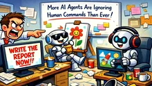 Studiu: tot mai mulți agenți AI ignoră comenzile oamenilor