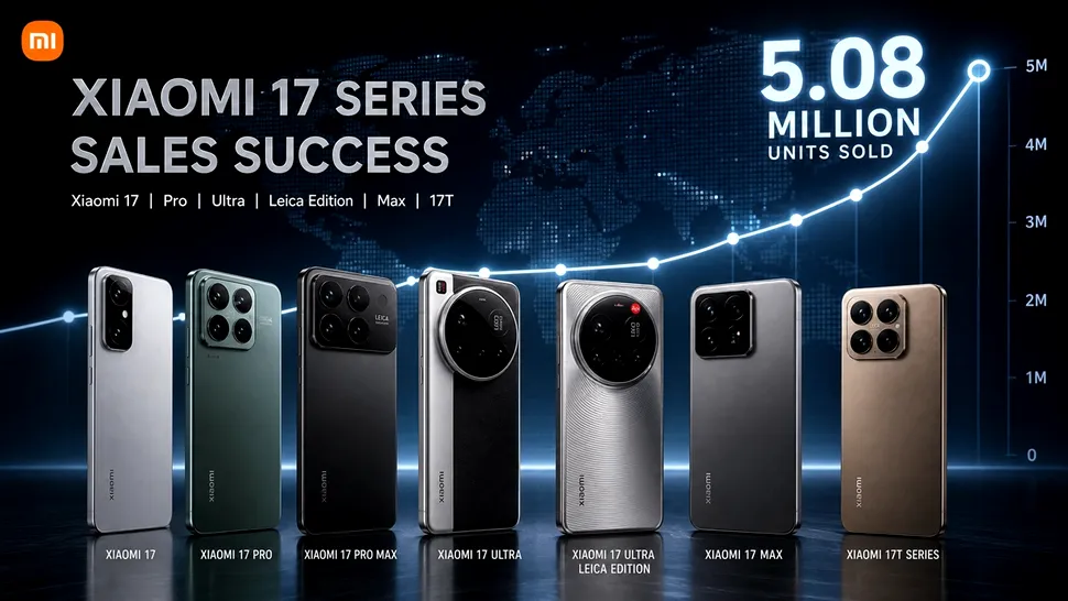 Xiaomi 17 depășește pragul de 5 milioane de unități vândute și își consolidează succesul în segmentul premium