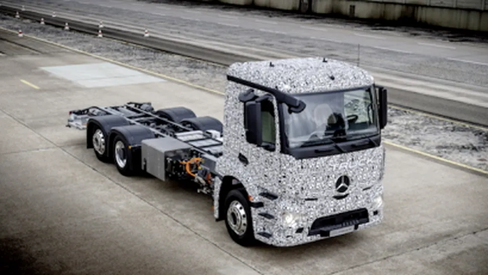 Mercedes-Benz a prezentat primul camion de mare capacitate 100% electric 