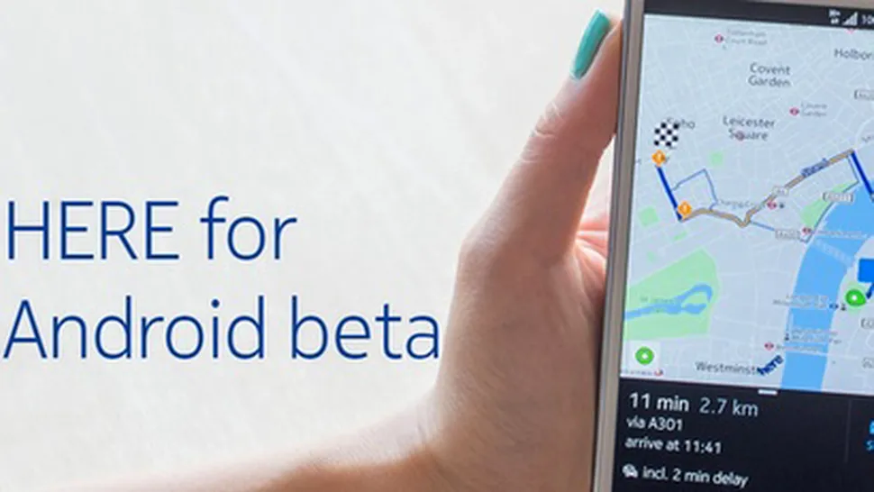 Nokia HERE Maps Beta lansat pe toate dispozitivele Android