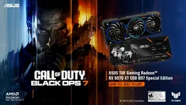 ASUS a lansat TUF Gaming Radeon RX 9070 XT Black Ops 7 Fans Limited Edition