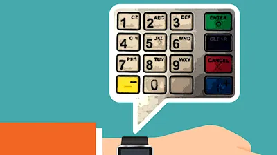 Dispozitivele smartwatch pot intercepta codul PIN, tastat de utilizatori la ATM-urile bancare