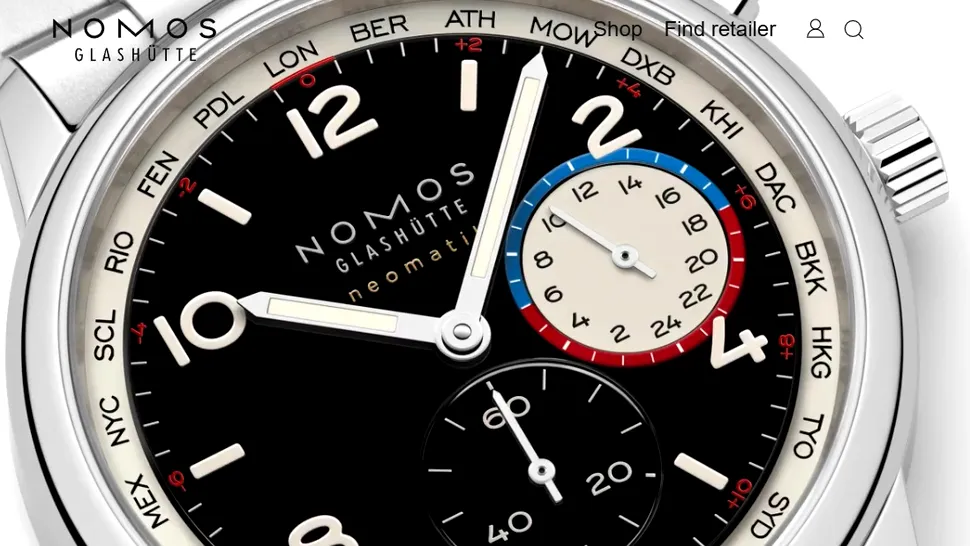 NOMOS lansează un Worldtimer care amintește de celebrul Rolex „Pepsi”. Cât costă ceasul de 40 mm